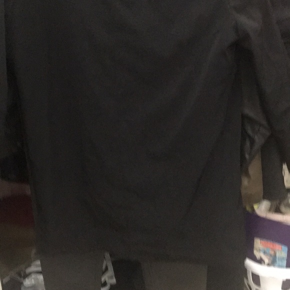 Calvin Klein black dress raincoat/rain coat jacket - Picture 5 of 6